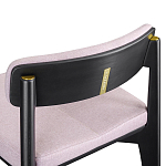 Барный стул из массива ясеня с обивкой из рогожки Elegant Ash Shape варинант исполнения - 5 | Loft Concept во Владивостоке