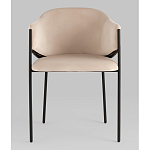 Стул Brace велюр молочный варинант исполнения - 4 | Loft Concept во Владивостоке