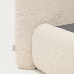 Кровать со съемным бежевым чехлом из ткани букле White Boucle Collection варинант исполнения - 4 | Loft Concept во Владивостоке