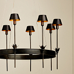 Люстра круглая со светодиодными лампами Innovation варинант исполнения - 5 | Loft Concept во Владивостоке