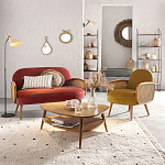 Зеркало из ротанга и сизаля WICKER MIRROR 100 варинант исполнения - 4 | Loft Concept во Владивостоке