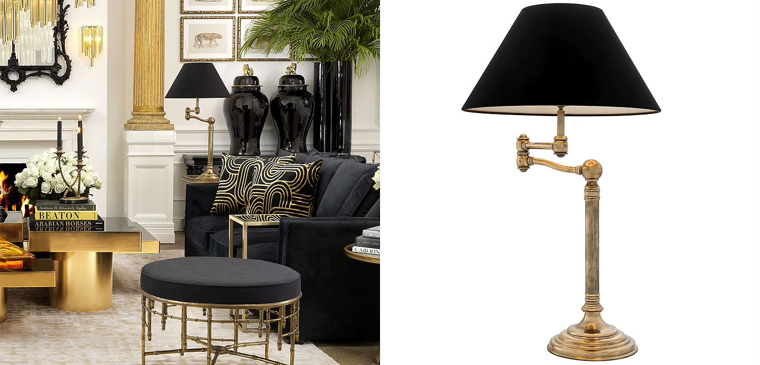 Настольная лампа Eichholtz Table Lamp Regis Настольная лампа Eichholtz Table Lamp Regis - Loft-Concept во Владивостоке