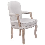 Кресло Aubrey Classical Armchair beige flax варинант исполнения - 1 | Loft Concept во Владивостоке