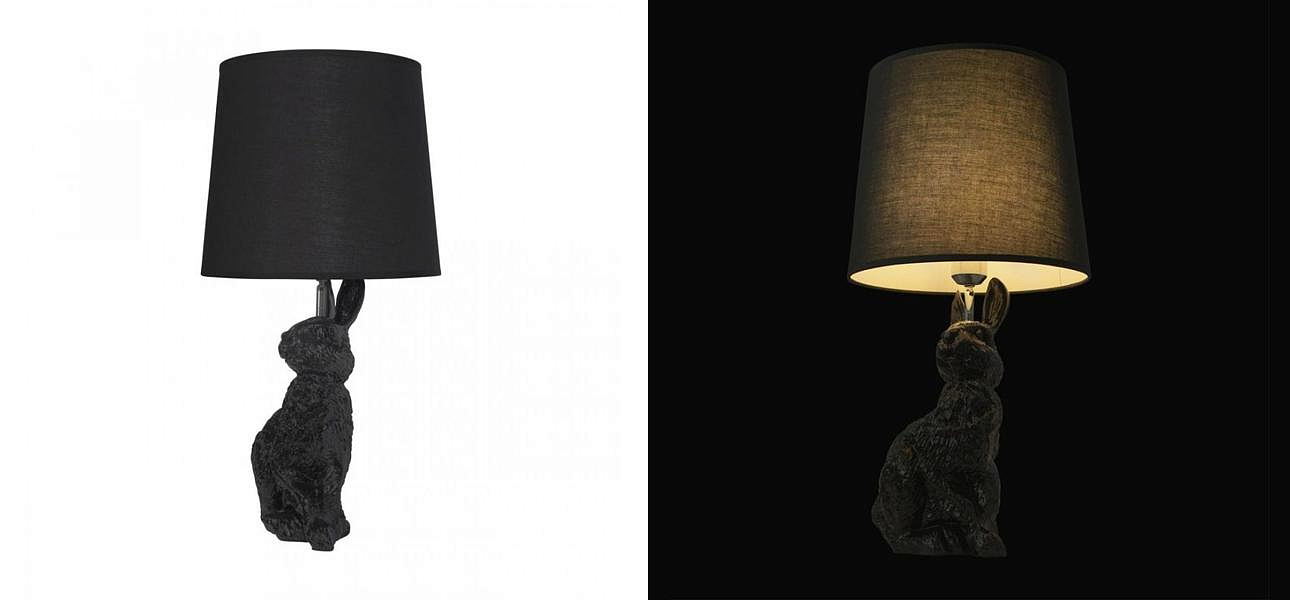 Настольная лампа Черный заяц Moooi Black Rabbit Настольная лампа Черный заяц Moooi Black Rabbit - Loft-Concept во Владивостоке