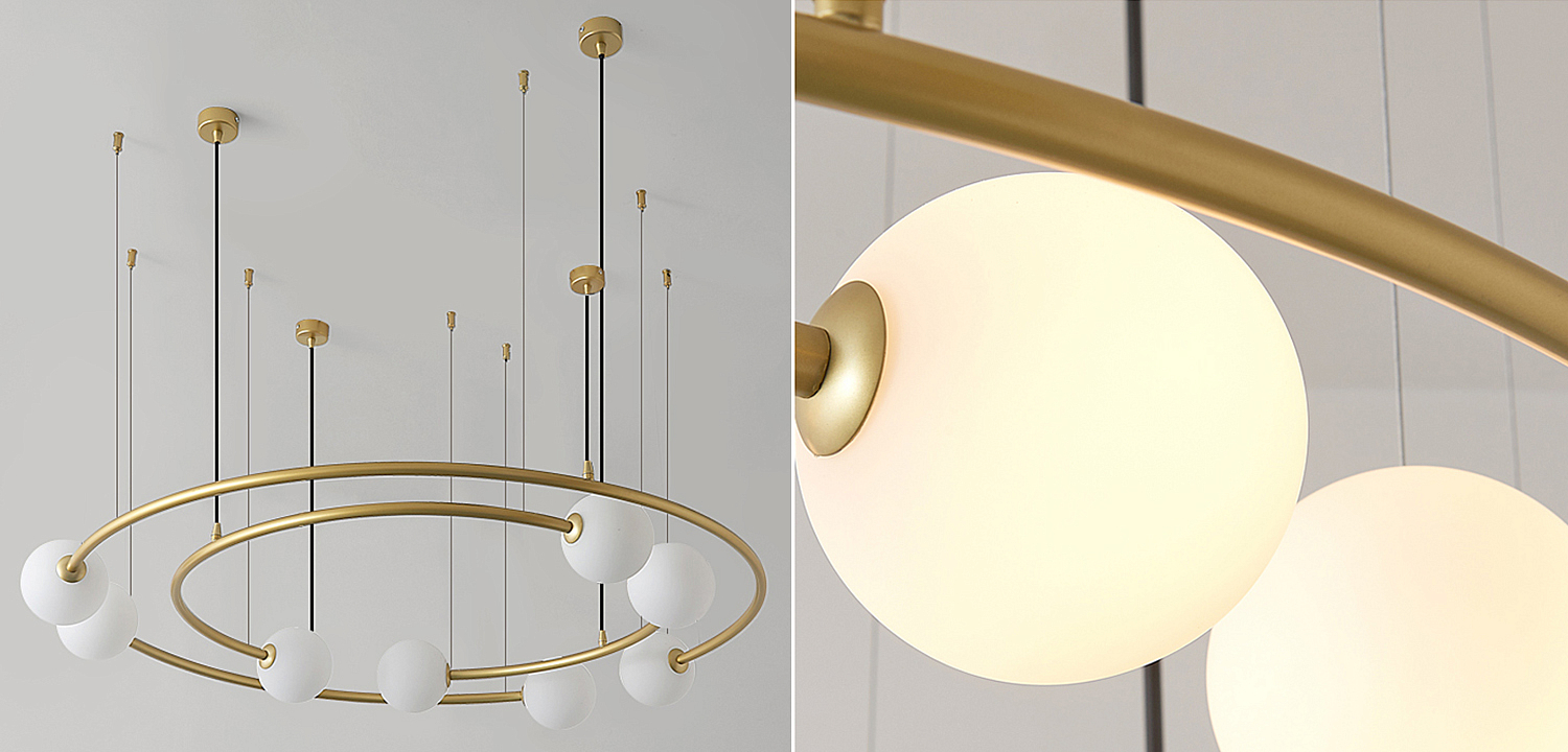 Люстра PLANETARY Ring Gold Люстра PLANETARY Ring Gold - Loft-Concept во Владивостоке
