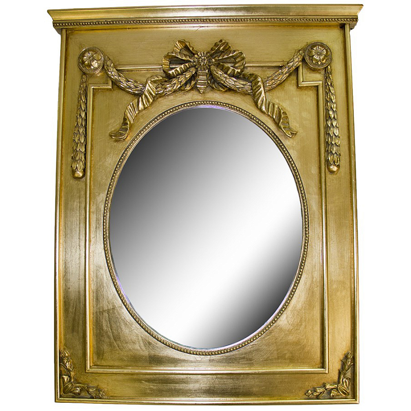 Зеркало Oval in Massive Golden Frame Золотой Зеркало Oval in Massive Golden Frame Золотой во Владивостоке | Loft Concept