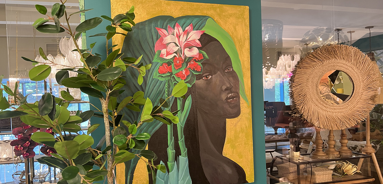Картина Tropical Girl Картина Tropical Girl - Loft-Concept во Владивостоке
