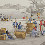 Обои ручная роспись Views of Italy Charvet варинант исполнения - 1 | Loft Concept во Владивостоке