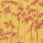 Обои ручная роспись Distant Bamboo Firefly on dyed paper варинант исполнения - 2 | Loft Concept во Владивостоке