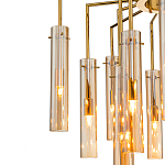 Люстра со стеклянными цилиндрическими плафонами Luminous Cylinders Amber варинант исполнения - 4 | Loft Concept во Владивостоке