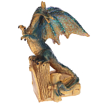 Декоративная статуэтка Дракон Multicolor Gold Dragon Treasure Keeper Statuette варинант исполнения - 1 | Loft Concept во Владивостоке