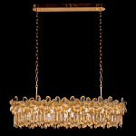 Люстра с декоративными элементами в виде крупных хрустальных цветов Palace Gardens варинант исполнения - 1 | Loft Concept во Владивостоке