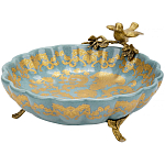 Блюдо фарфоровое Птица на ветке Flora варинант исполнения - 1 | Loft Concept во Владивостоке