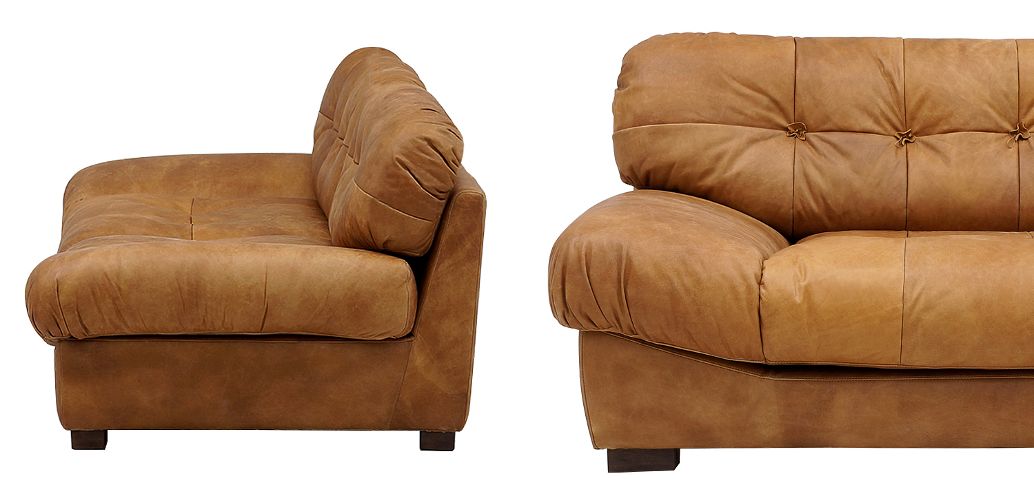 Диван кожаный Harlan Leather Sofa Диван кожаный Harlan Leather Sofa - Loft-Concept во Владивостоке