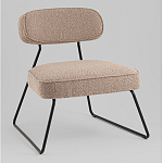 Кресло лаунж Kate букле капучино варинант исполнения - 1 | Loft Concept во Владивостоке