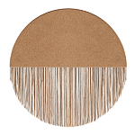 Бра круглое натуральная пробка с бахромой Natural Cork варинант исполнения - 1 | Loft Concept во Владивостоке