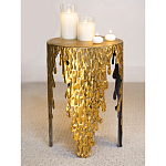 Столик дизайнерский Copper streaks варинант исполнения - 9 | Loft Concept во Владивостоке