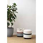 Пуф с плетеной светло-бежевой обивкой Serene Holidays варинант исполнения - 4 | Loft Concept во Владивостоке