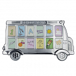 Фоторамка детская Childhood Corner Bus 12 фото варинант исполнения - 1 | Loft Concept во Владивостоке