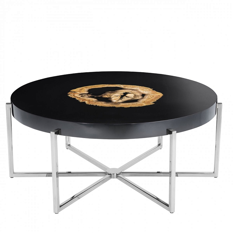 Журнальный стол Eichholtz Coffee Table Pompidou Черный Никель Журнальный стол Eichholtz Coffee Table Pompidou Черный Никель во Владивостоке | Loft Concept