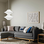 Подвесной вязаный белый светильник «Звезда Востока 02» варинант исполнения - 1 | Loft Concept во Владивостоке