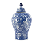 Ваза с крышкой в китайском стиле Гранатовое дерево Blooming Pomegranate варинант исполнения - 3 | Loft Concept во Владивостоке