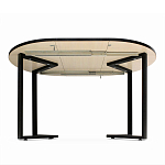 Стол обеденный раздвижной со столешницей белый мрамор Magali варинант исполнения - 5 | Loft Concept во Владивостоке