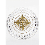 Конфетница из прозрачного рельефного стекла Eden Garden варинант исполнения - 3 | Loft Concept во Владивостоке