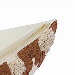 Чехол на подушку с вышивкой в виде геометрических узоров Beige Calista Square варинант исполнения - 3 | Loft Concept во Владивостоке