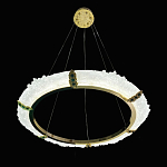 Люстра в форме кольца с цветочным декором Warm Heavenly Light варинант исполнения - 1 | Loft Concept во Владивостоке