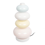 Настольная лампа из стеклянных сфер в пастельных тонах Высота 40 см Pastel Lunaria варинант исполнения - 2 | Loft Concept во Владивостоке