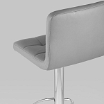 Барный стул с сиденьем серого цвета Honory варинант исполнения - 6 | Loft Concept во Владивостоке