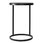 Кофейный столик круглый чёрный Compact Loft варинант исполнения - 1 | Loft Concept во Владивостоке