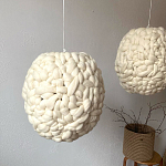 Светильник вязаный из шерсти Wool Oval варинант исполнения - 1 | Loft Concept во Владивостоке