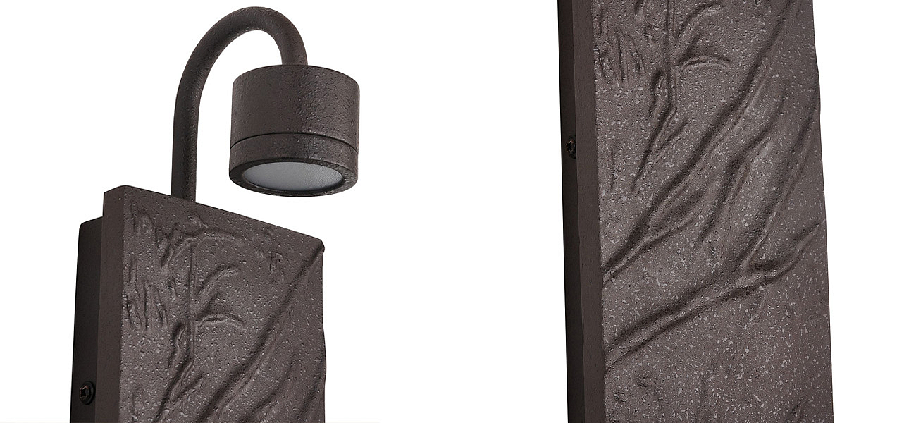 Бра с фактурой дерева Bark Black Бра с фактурой дерева Bark Black - Loft-Concept во Владивостоке