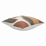 Подушка декоративная с геометрическим узором и плетенными вставками Divine Abstractions варинант исполнения - 1 | Loft Concept во Владивостоке