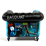 Кресло "Баския и Уорхол" Basquiat Warhol graffiti chair натуральная кожа варинант исполнения - 5 | Loft Concept во Владивостоке