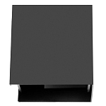 Уличный настенный светильник светодиодный формы куб черного цвета из металла Urban Minimalist варинант исполнения - 1 | Loft Concept во Владивостоке