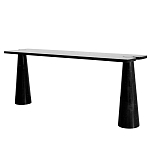 Консоль чёрная на 2-х конусообразных ножках Eros варинант исполнения - 4 | Loft Concept во Владивостоке