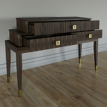 Премиальная Консоль с тремя ящиками Elsa Dreams Walnut варинант исполнения - 2 | Loft Concept во Владивостоке