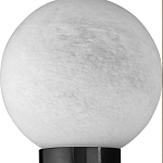 Бра цилиндрической формы чёрного цвета с 2-мя плафонами Marble Glow варинант исполнения - 5 | Loft Concept во Владивостоке