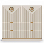 Комод с фактурным фасадом Satin Furniture варинант исполнения - 2 | Loft Concept во Владивостоке