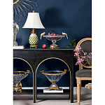 Чаша стеклянная с фигурками разноцветных попугаев на ободке 41 Eden Garden варинант исполнения - 3 | Loft Concept во Владивостоке