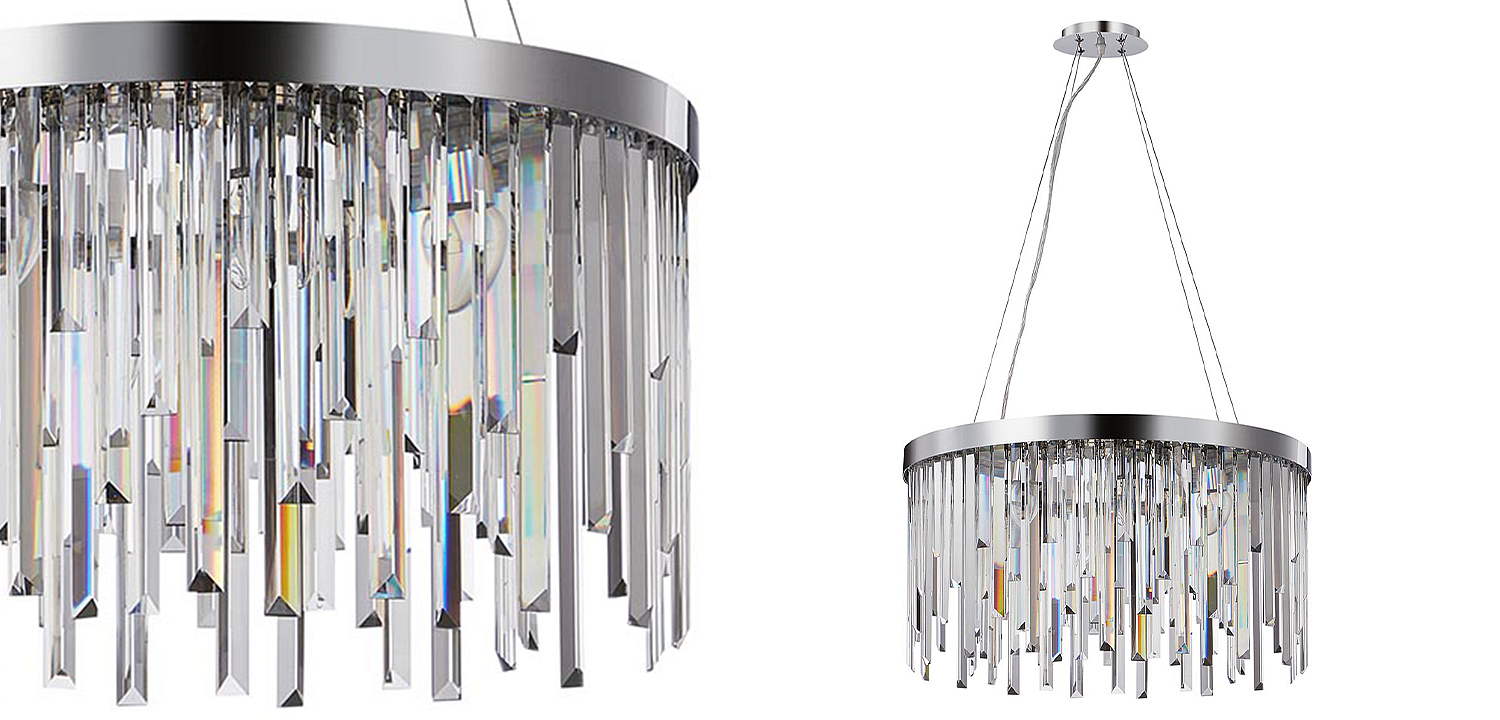 Люстра Bennett Chandelier chrome 60 Люстра Bennett Chandelier chrome 60 - Loft-Concept во Владивостоке