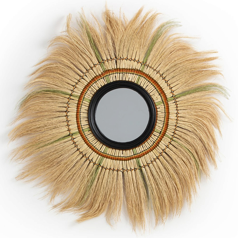 Зеркало с бахромой WICKER MIRROR 100 Бежевый Зеркало с бахромой WICKER MIRROR 100 Бежевый во Владивостоке | Loft Concept