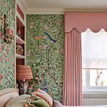 Обои ручная роспись Belvoir Pistachio варинант исполнения - 3 | Loft Concept во Владивостоке