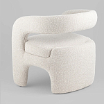 Кресло дизайнерское для лаунж зоны жемчужного цвета Pearl Lounge варинант исполнения - 6 | Loft Concept во Владивостоке