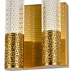 Бра с двумя плафонами латунь Dew Drops Tube Duo Brass Wall Lamp варинант исполнения - 3 | Loft Concept во Владивостоке