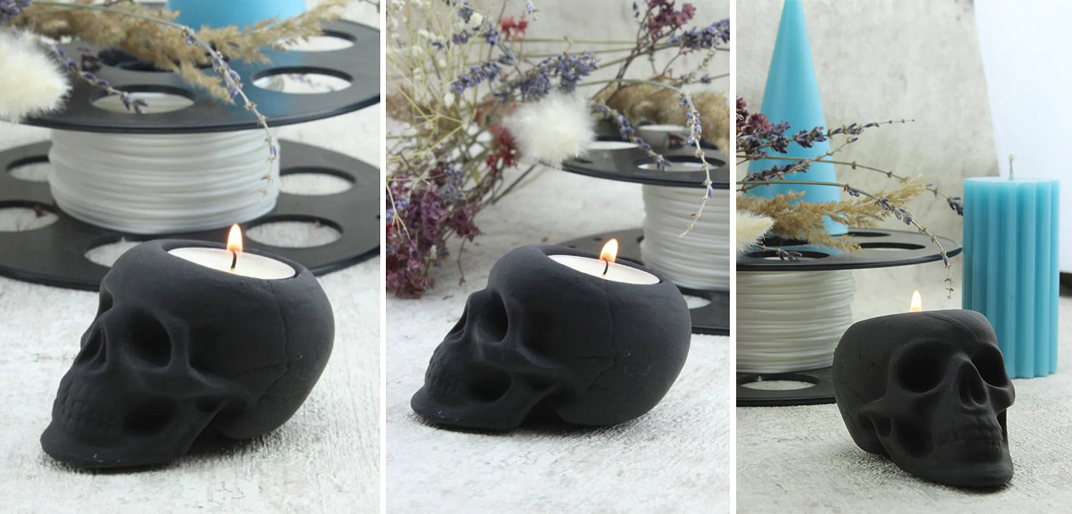 Подсвечник Black Skull Подсвечник Black Skull - Loft-Concept во Владивостоке