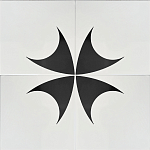 Дизайнерская плитка с узором Комета варинант исполнения - 1 | Loft Concept во Владивостоке